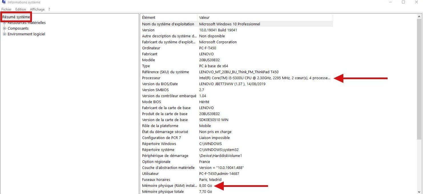 Verifier-Configuration-PC_Windows_RAM-Processeur